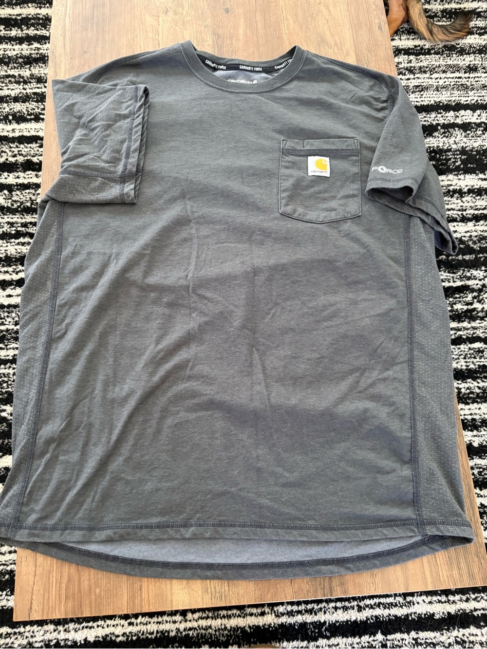 Carhartt Men’s Short Sleeve Pocket Tee — Charcoal Gray